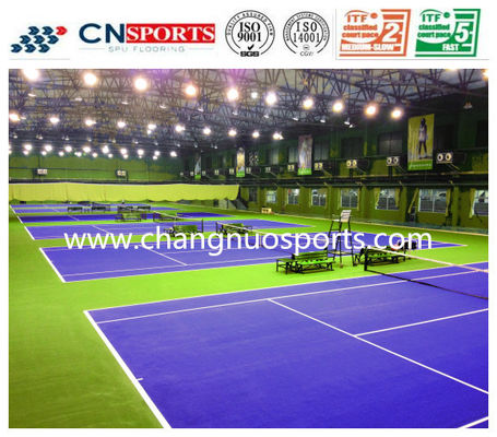 83 Value of Rebound Silicon PU Tennis Court Flooring ,High Rebound