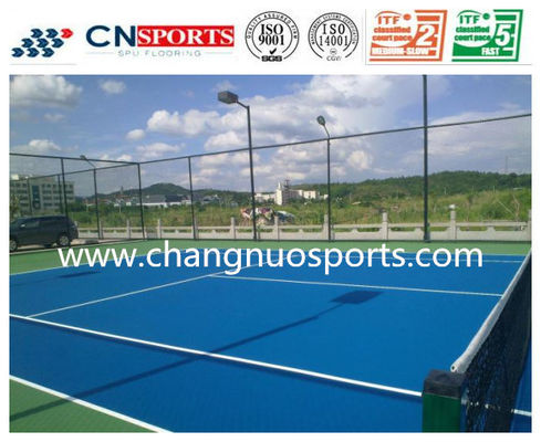 83 Value of Rebound Silicon PU Tennis Court Flooring ,High Rebound