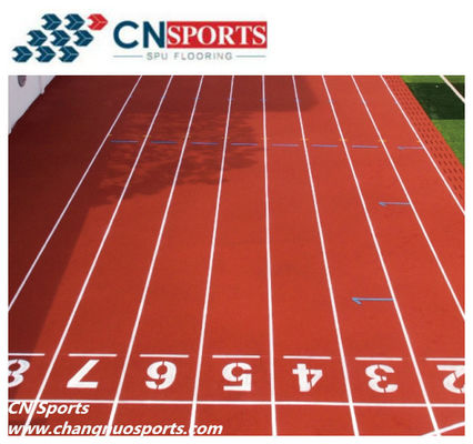 Tartan Plastic Runway Athletic PU Running Track Sports Flooring