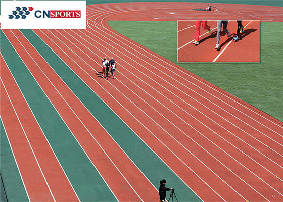 IAAF Outdoor Running Track , Soundproof Athletic Running Track