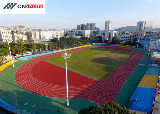 Eco Friendly Synthetic Running Track IAAF Thermal Insulation Sandwich System