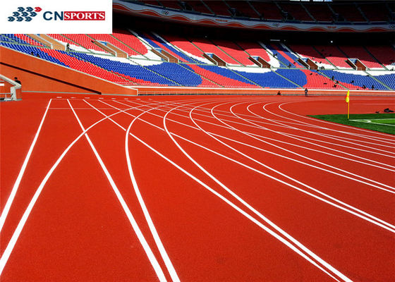 IAAF Outdoor Running Track , Soundproof Athletic Running Track