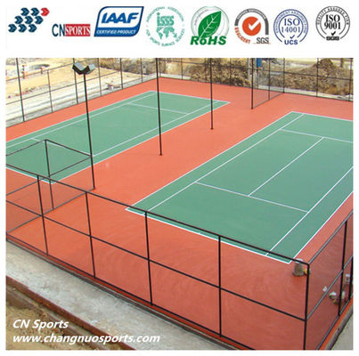 Green Tennis Court Acrylic Surface