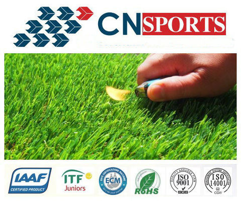 Green Decorative Synthetic Artificial Grass Asphalt Base