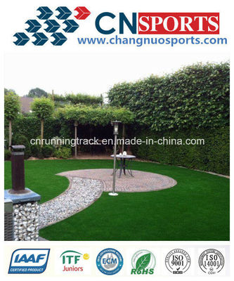 Green Decorative Synthetic Artificial Grass Asphalt Base