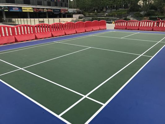 Vertical Deformation SPU Sports Flooring 1.2mm Anti UV Environment Friendly