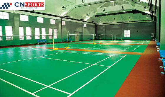 Shock Absorption PVC Vinyl Sheet Flooring IAAF Non Slip