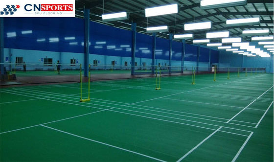 Shock Absorption PVC Vinyl Sheet Flooring IAAF Non Slip